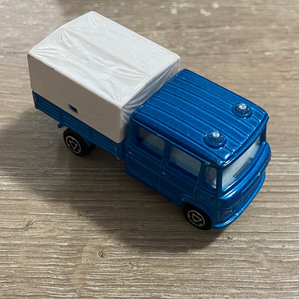 Vintage Majorette 3.1” Mercedes Lorry Diecast Car 233 TRAX PUBLICS